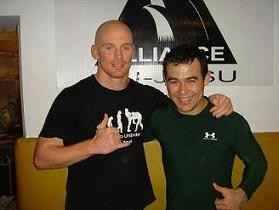 Morne and Marcelo after training at Marcelo's gym in New York