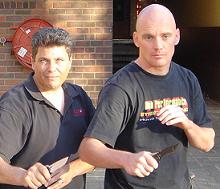 Morne and Prof Tom Sotis after a weekend training camp in Pretoria
