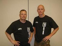 Morne and Jim after New York training session